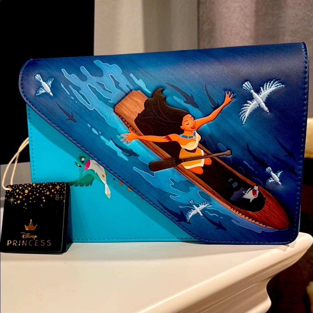 Loungefly Pocahontas Blue Clutch Bag